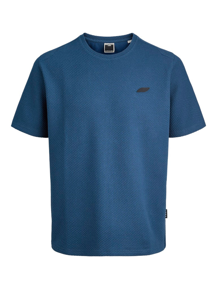 Jcopuffer Tee Ss Crew Neck Smu - Rafblauw