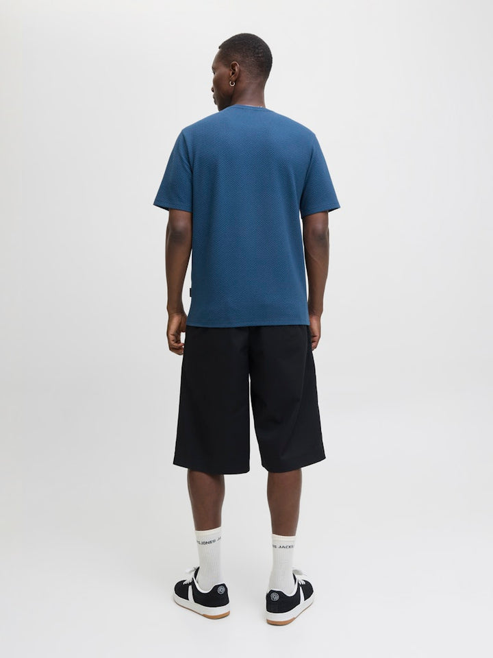 Jcopuffer Tee Ss Crew Neck Smu - Rafblauw
