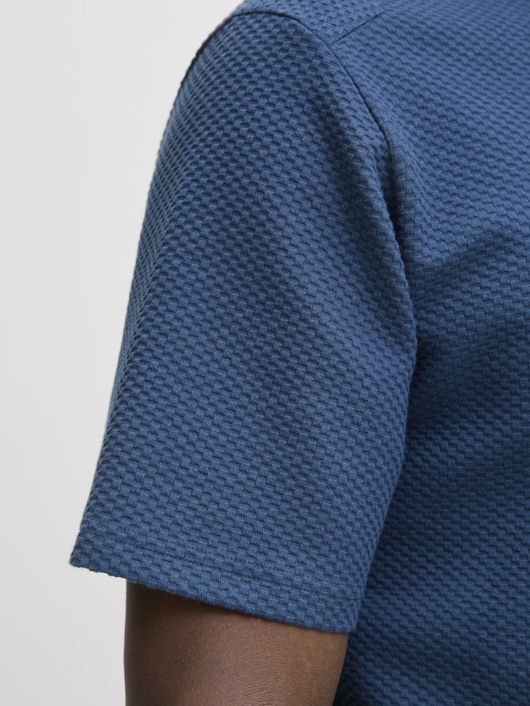 Jcopuffer Tee Ss Crew Neck Smu - Rafblauw