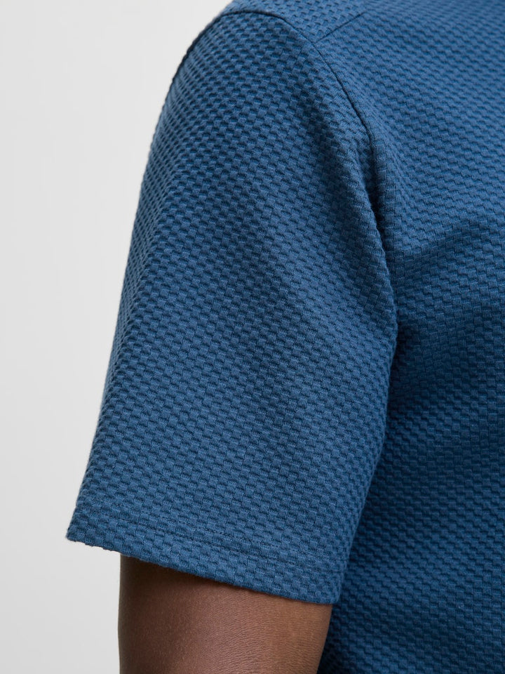 Jcopuffer Tee Ss Crew Neck Smu - Rafblauw