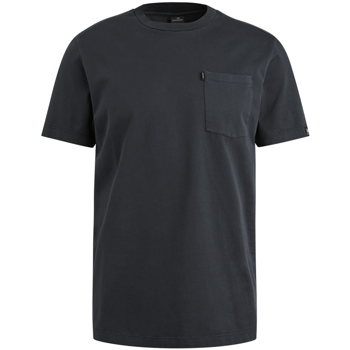 Short Sleeve R-neck Mercerized Gd - Navy