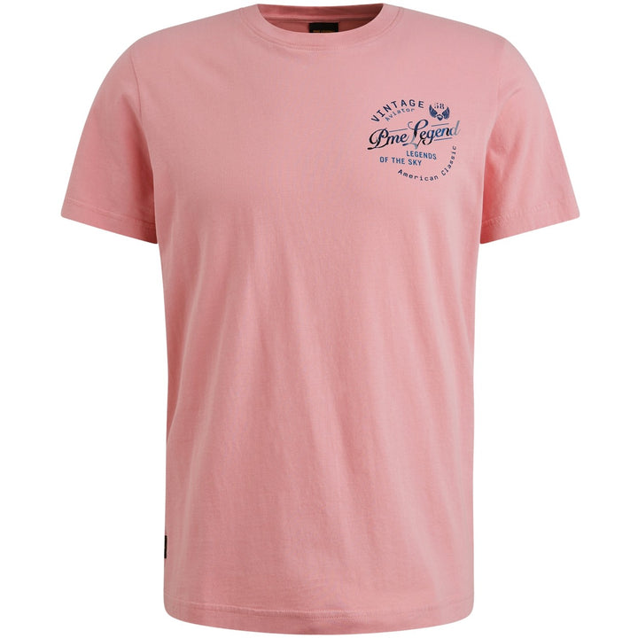 Short Sleeve R-neck Single Jersey - Roze