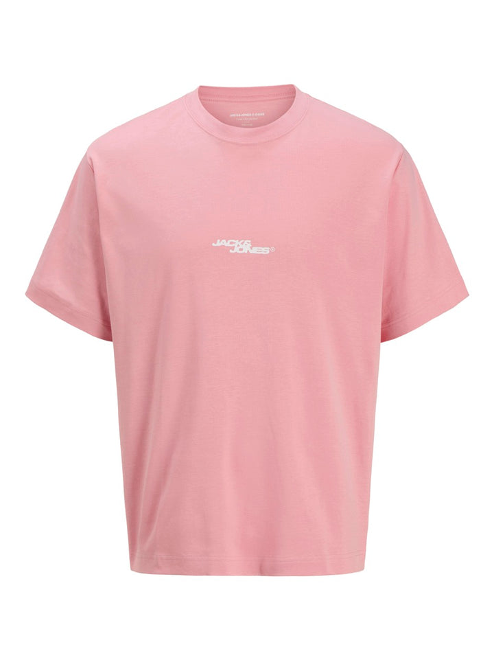 Jcosago Photo Back Tee Ss Crew Neck - Roze