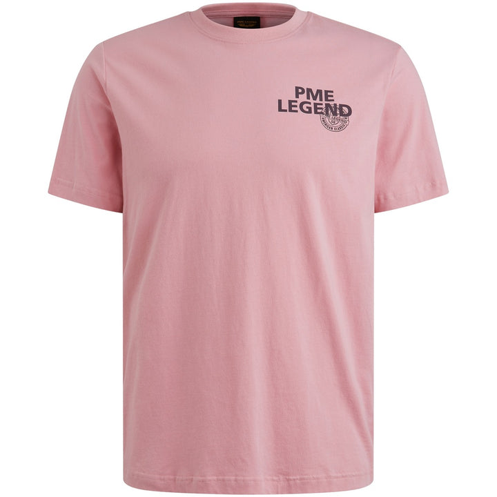 Short Sleeve R-neck Single Jersey - Roze