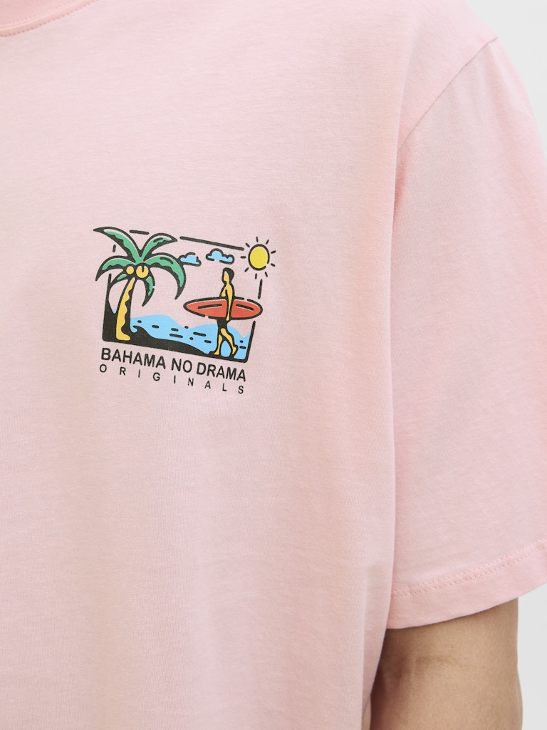 Jorwowie Tee Ss Crew Neck - Roze