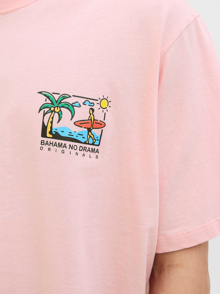 Jorwowie Tee Ss Crew Neck - Roze