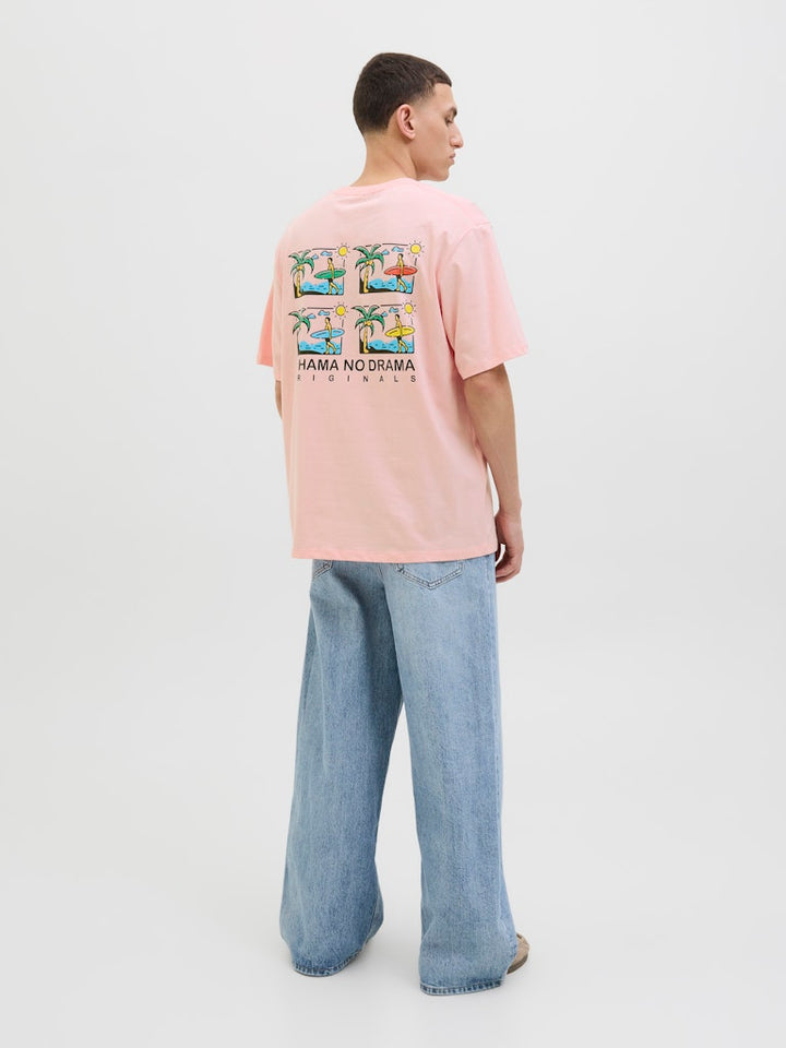Jorwowie Tee Ss Crew Neck - Roze