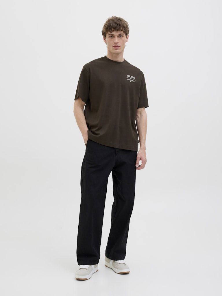 Jjeurban Edge Studio Tee Ss O-neck Noos - Bruin