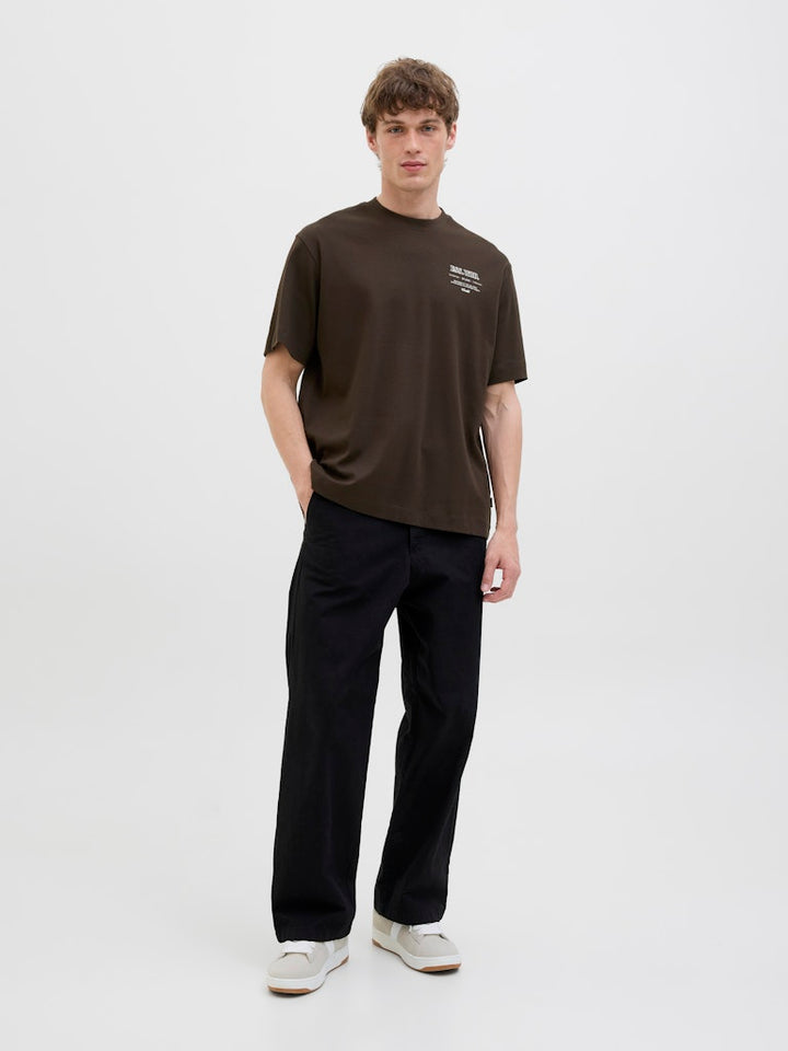 Jjeurban Edge Studio Tee Ss O-neck Noos - Bruin