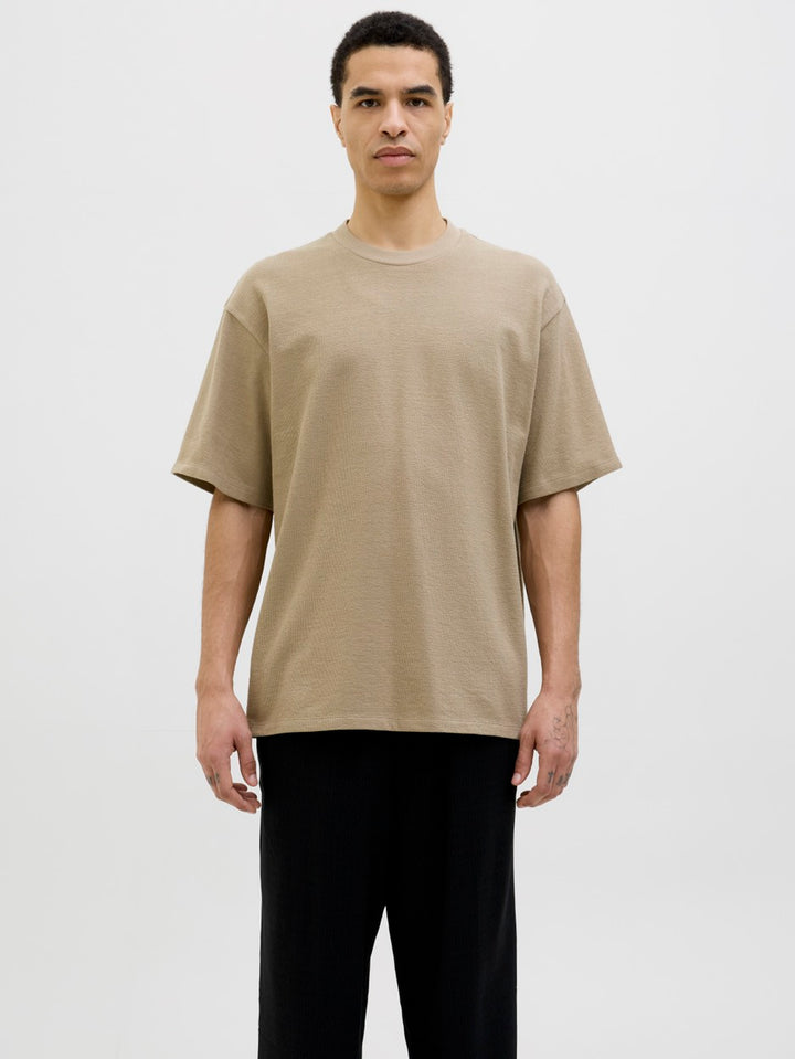 Jjloui Osmos Tee Crew Neck - Bruin