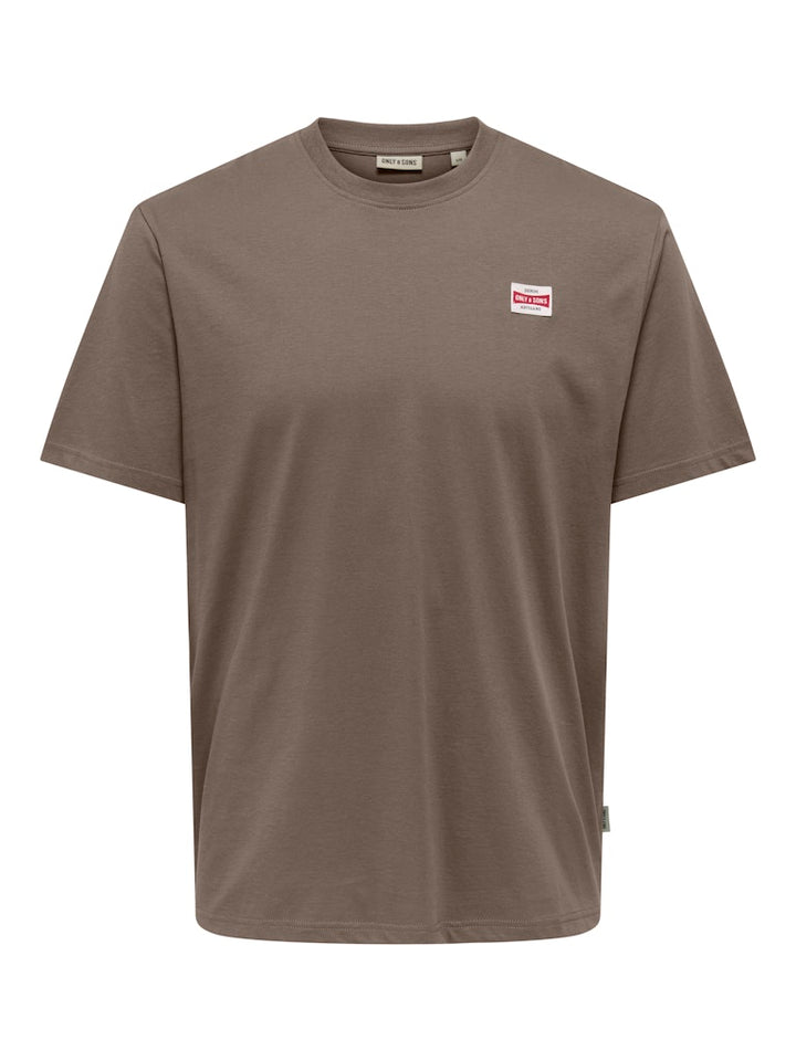 Onsdawson Reg Ss Tee Vd - Taupe