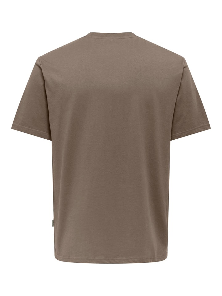 Onsdawson Reg Ss Tee Vd - Taupe
