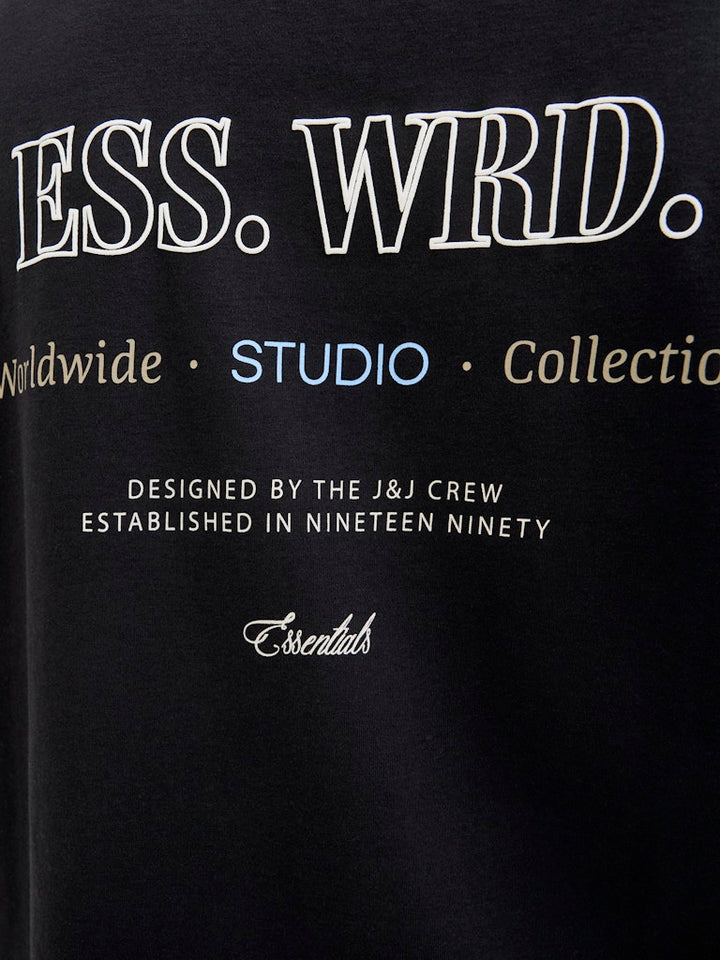 Jjeurban Edge Studio Tee Ss O-neck Noos - Zwart