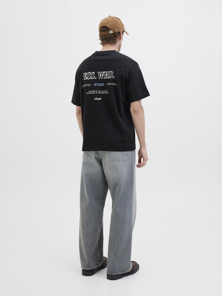Jjeurban Edge Studio Tee Ss O-neck Noos - Zwart