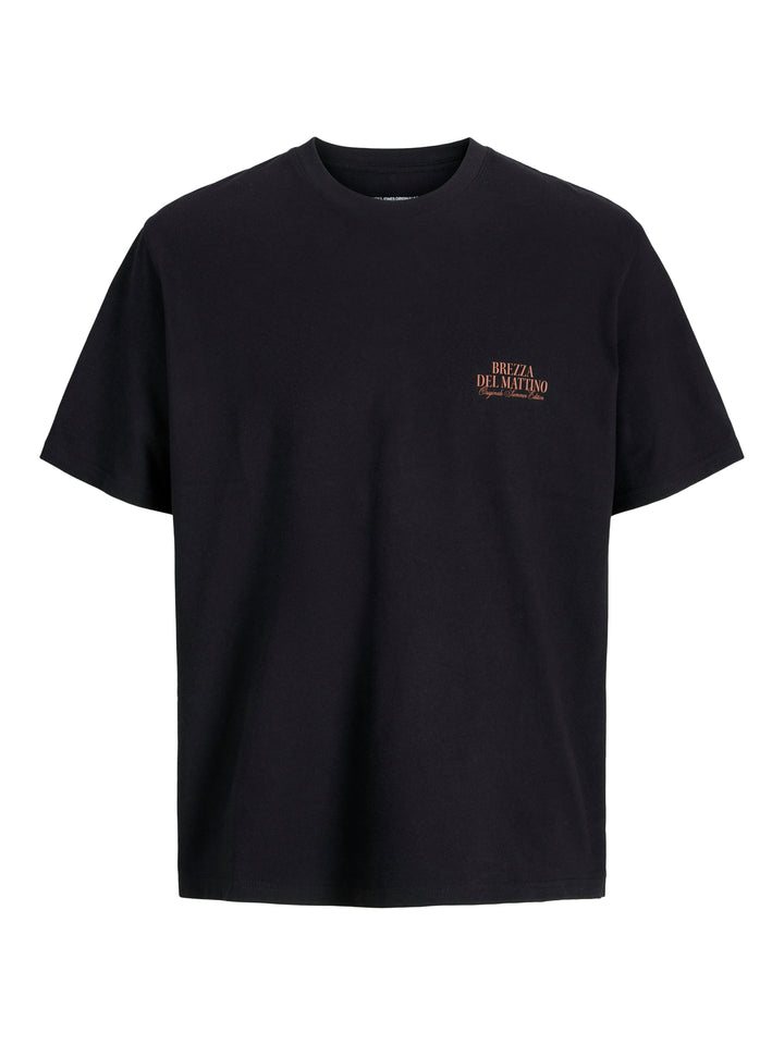 Jorhydra Photo Tee Ss Crew Neck - Zwart