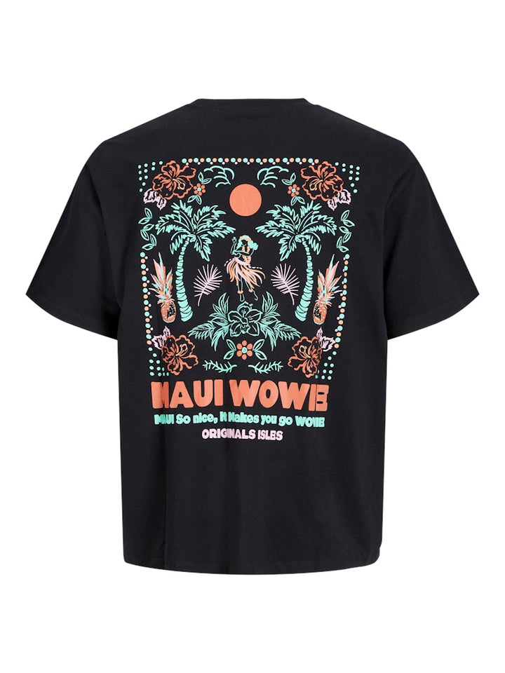 Jorwowie Tee Ss Crew Neck - Zwart