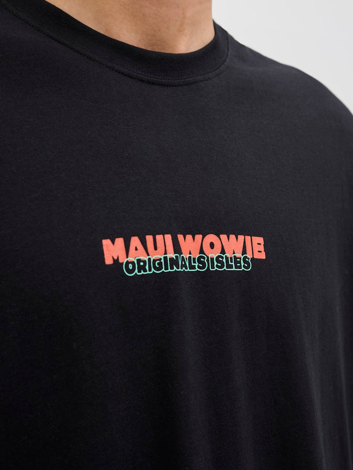 Jorwowie Tee Ss Crew Neck - Zwart