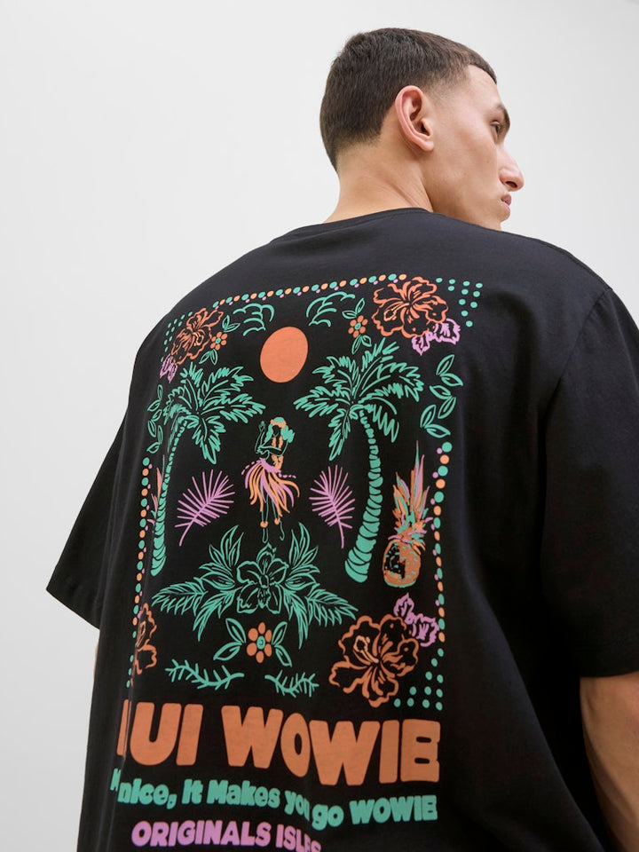 Jorwowie Tee Ss Crew Neck - Zwart