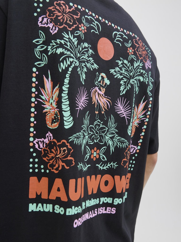 Jorwowie Tee Ss Crew Neck - Zwart