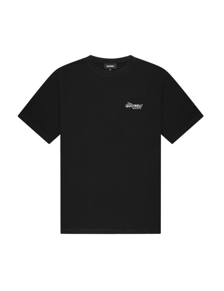 Society T-shirt - Zwart