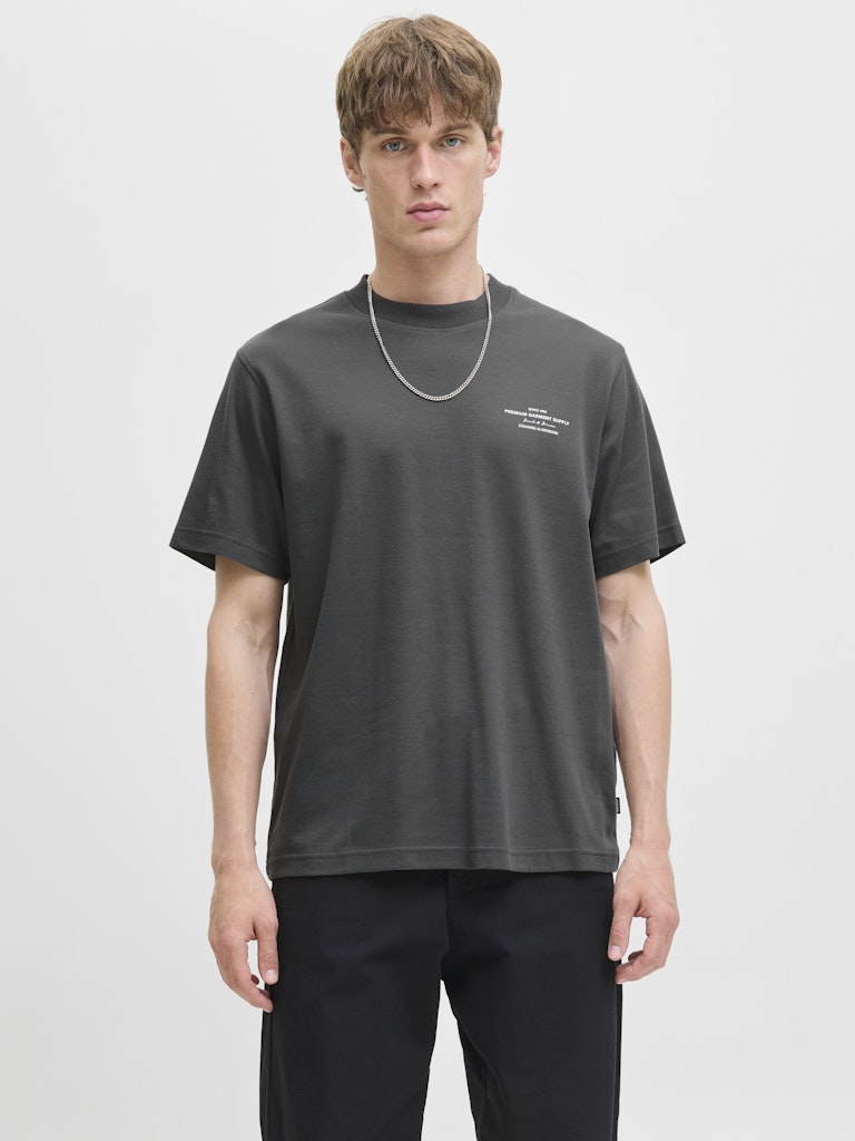 Jprblachad Branding Ss Crew Neck Tee Sn - Steel