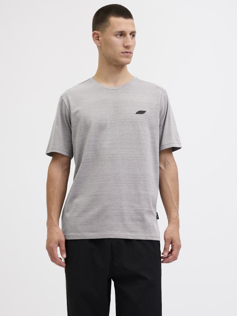 Jcopuffer Tee Ss Crew Neck Smu - Grijs Melee