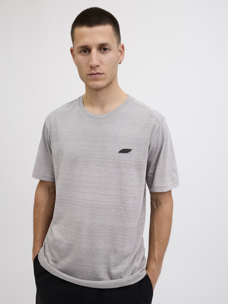 Jcopuffer Tee Ss Crew Neck Smu - Grijs Melee