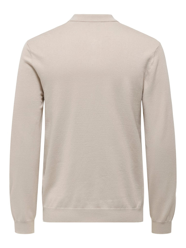 Onswyler Life Reg Half Zip Polo - Beige