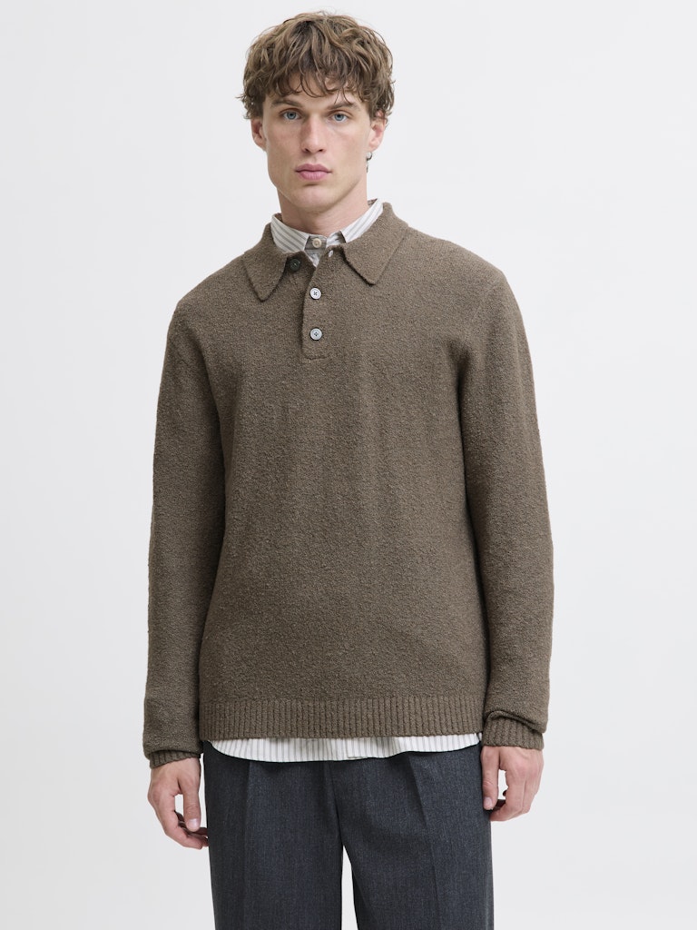 Jprblamaverick Knit Pack Bf Ln - Taupe