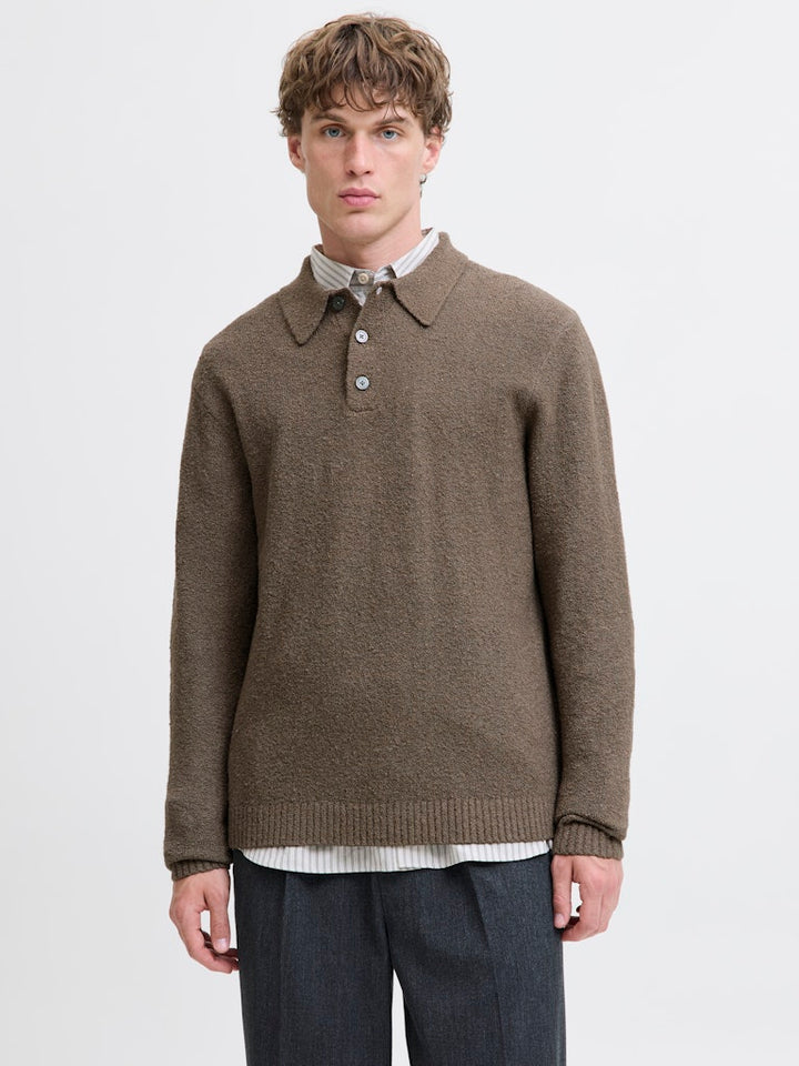 Jprblamaverick Knit Pack Bf Ln - Taupe