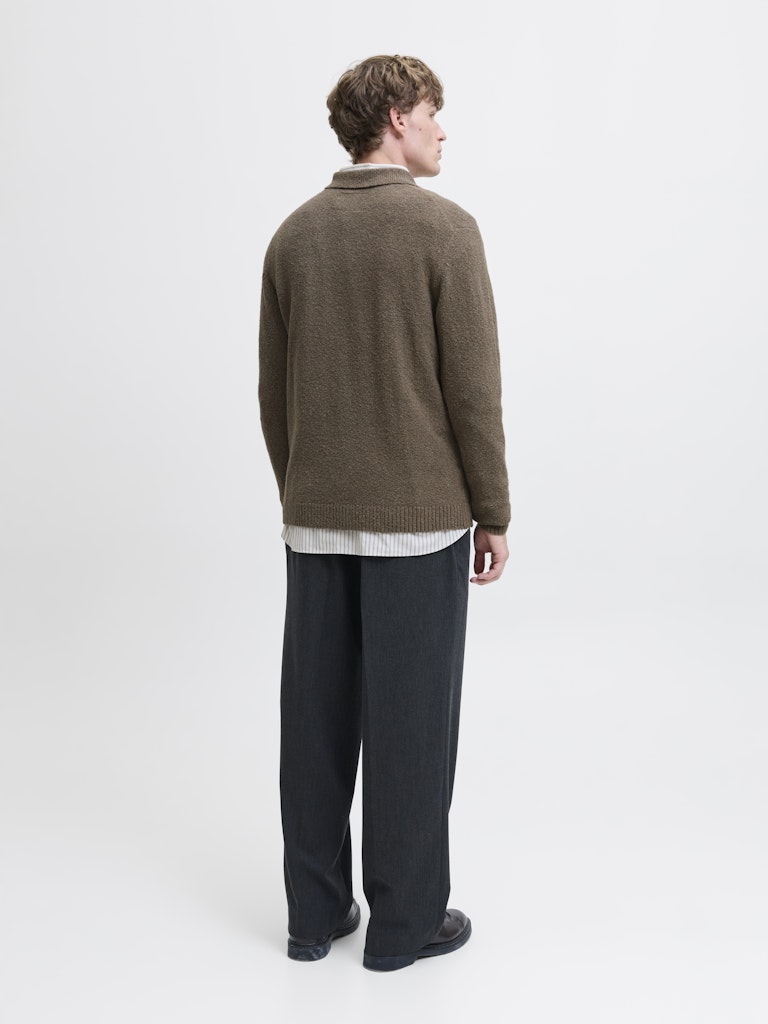 Jprblamaverick Knit Pack Bf Ln - Taupe