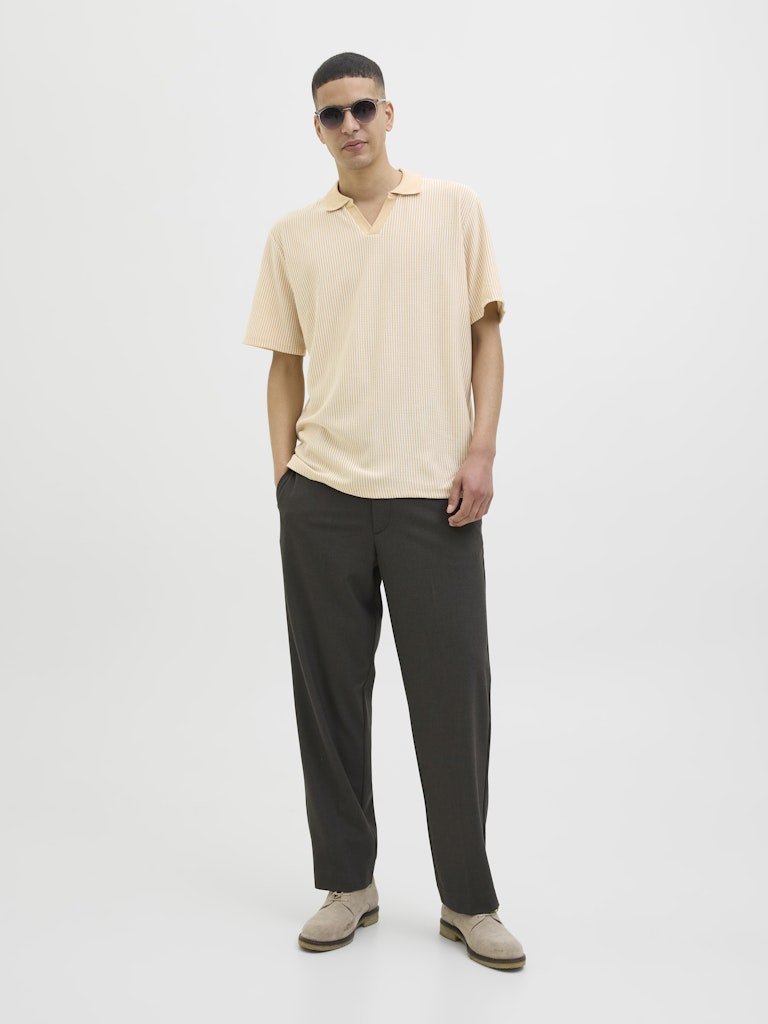 Jprkash Ss Polo - Zand Dessin