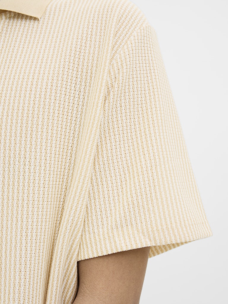 Jprkash Ss Polo - Zand Dessin