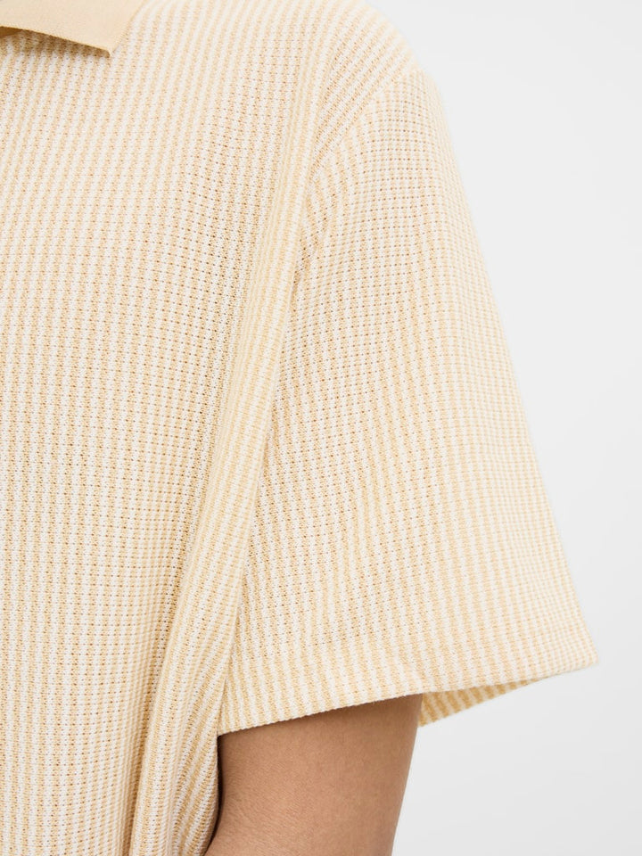 Jprkash Ss Polo - Zand Dessin