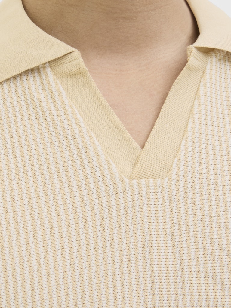 Jprkash Ss Polo - Zand Dessin