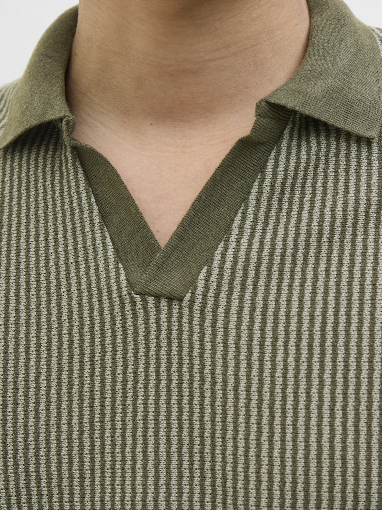 Jprkash Ss Polo - Groen Dessin