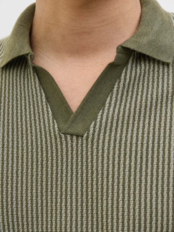 Jprkash Ss Polo - Groen Dessin