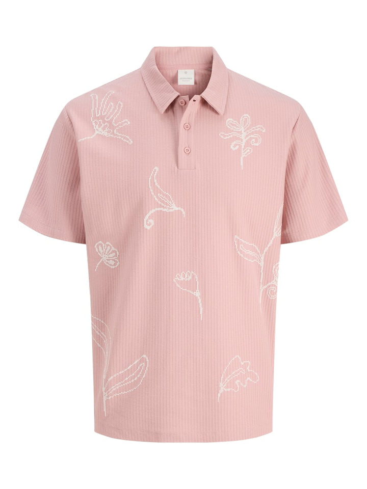 Jprleon Ss Polo - Licht Roze