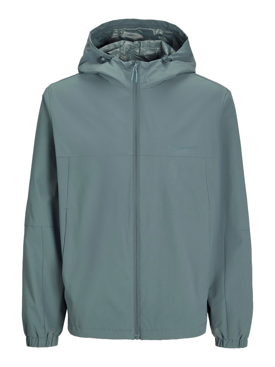 Jorvesterbro Hood Jacket Sn - Petrol Blauw