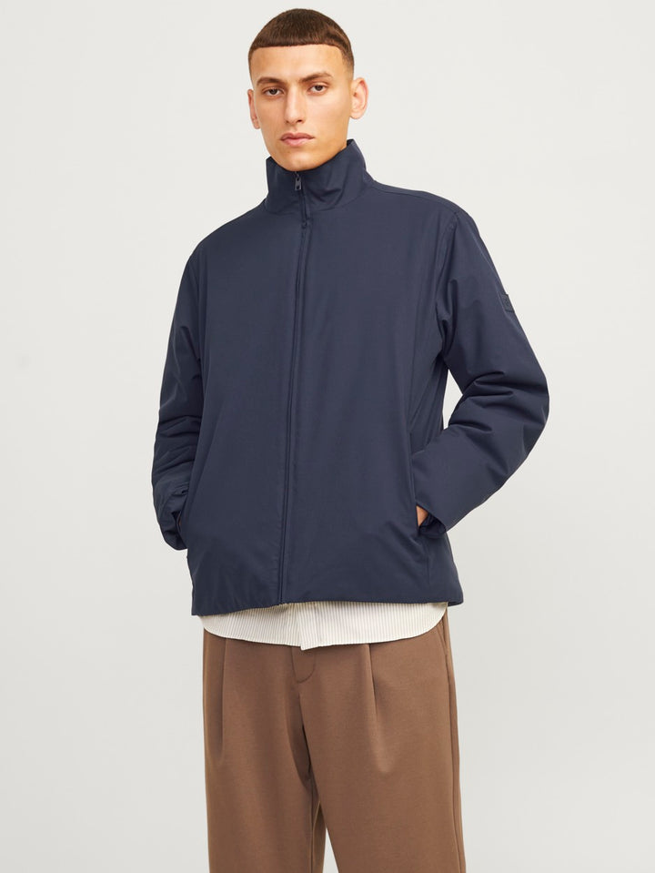 Jprcccity Stand Collar Jacket - Navy