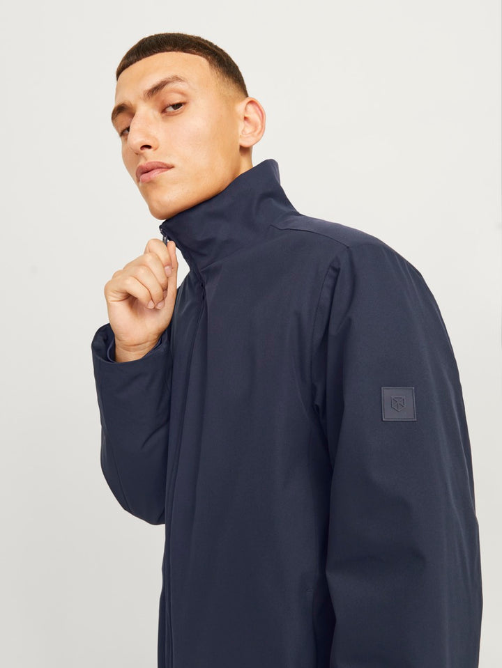 Jprcccity Stand Collar Jacket - Navy