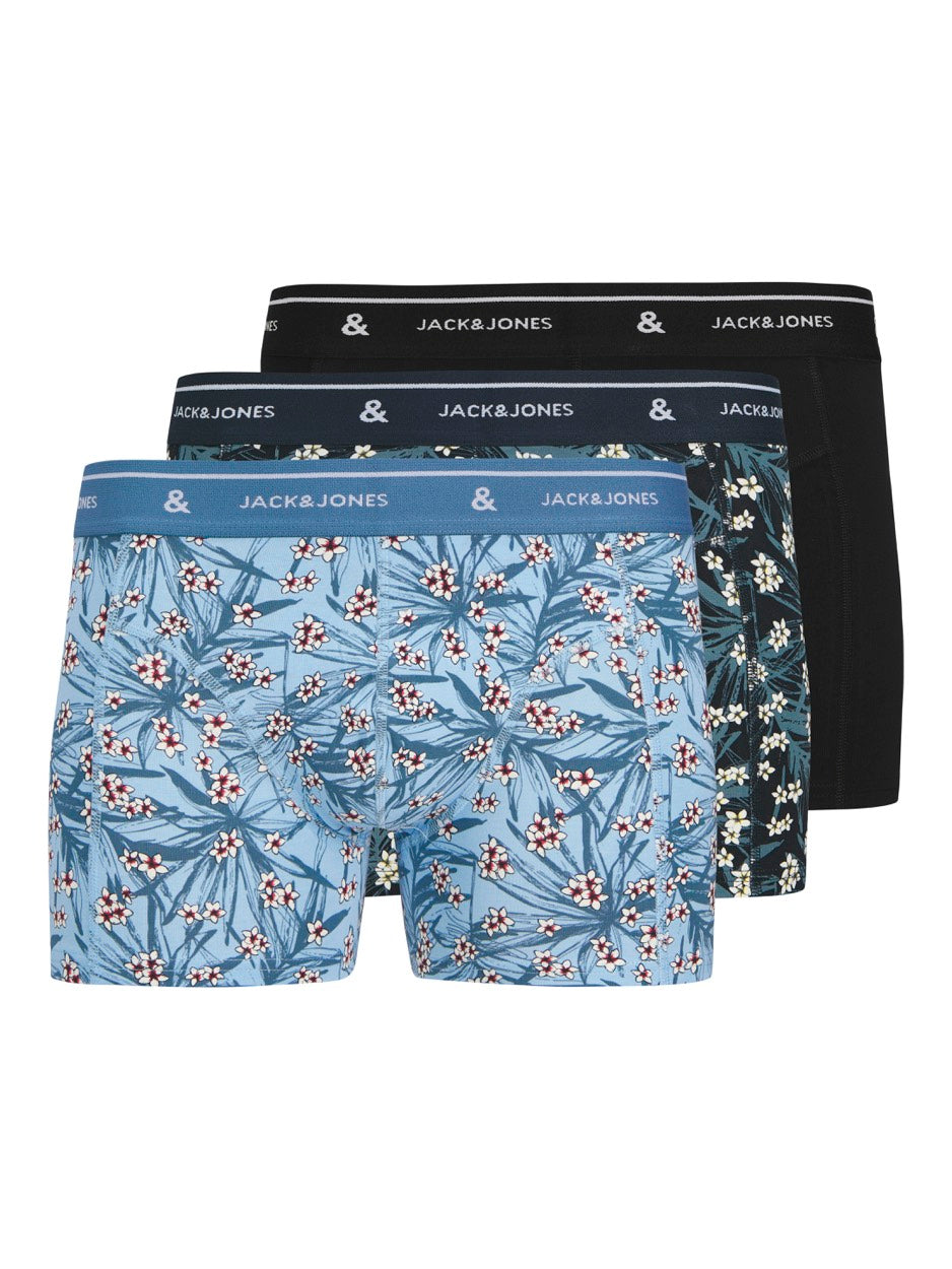 Jaczach Trunks 3 Pack - Blauw Dessin