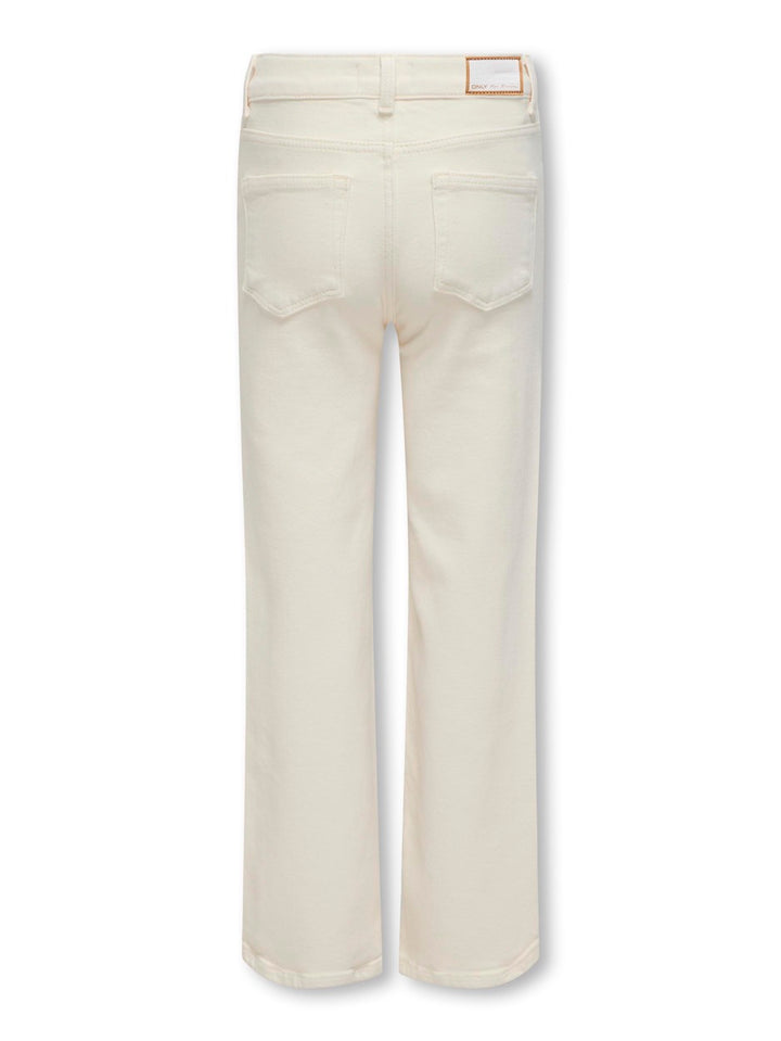 Kogjuicy Wide Leg Dnm Cro - Ecru