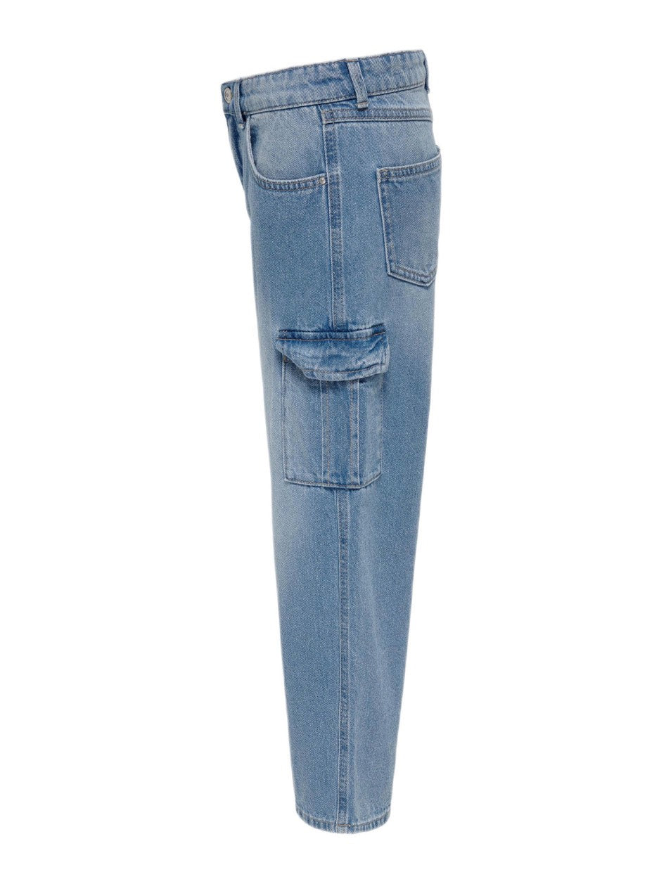Kogharmony Wide Cargo Carrot Pim No - Blue Denim