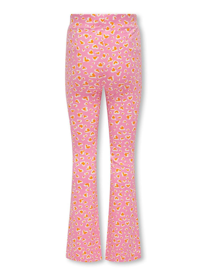 Kogpaige Flared Aop Pant Cs Pnt - Roze Dessin