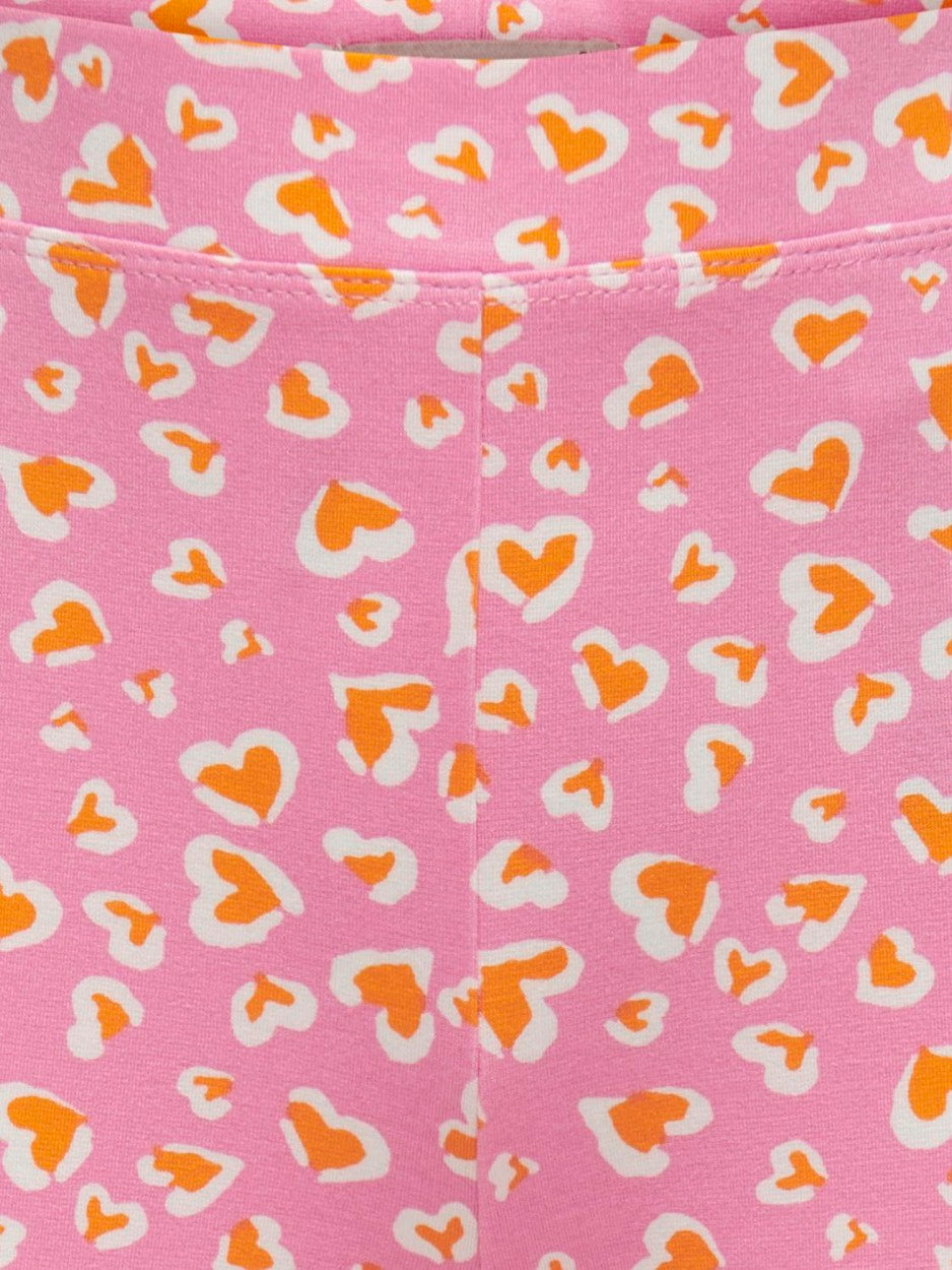 Kogpaige Flared Aop Pant Cs Pnt - Roze Dessin