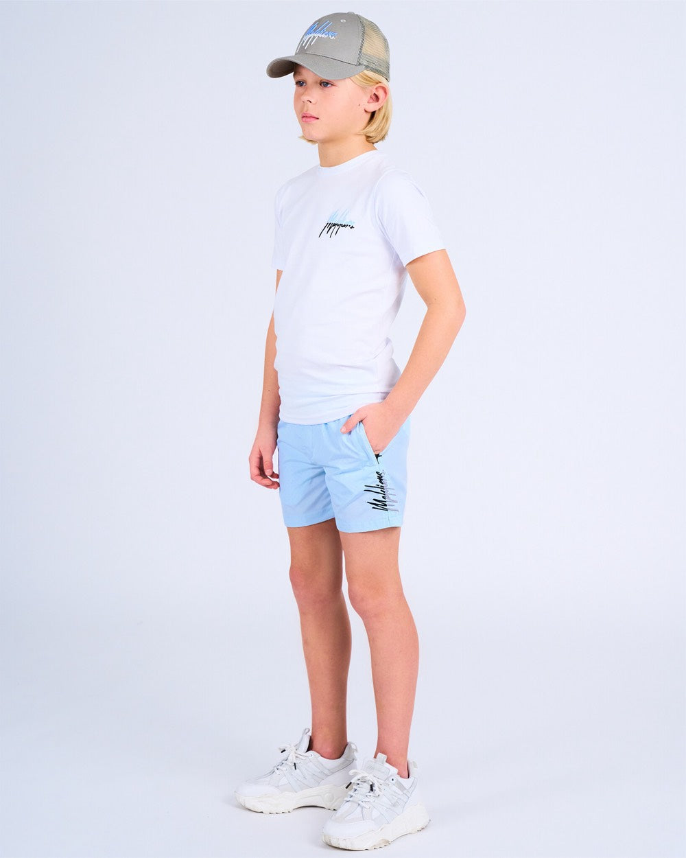 Malelions Junior Spit T-shirt - Wit