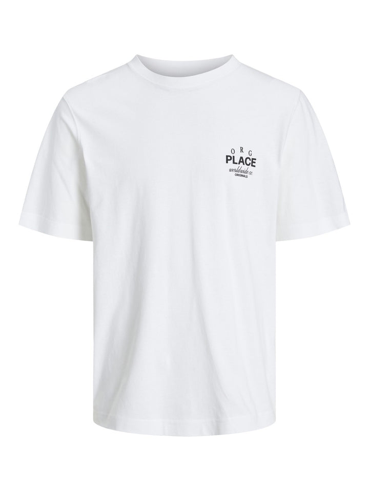 Jorcasablanca Back Tee Ss Crew Neck - Off-white