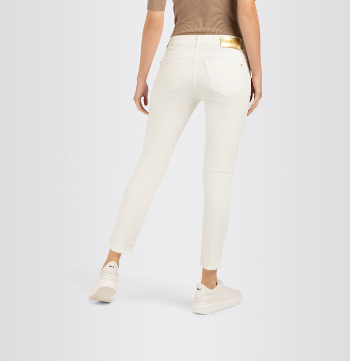 Mac Jeans - Rich Cropped Fringe - Ecru
