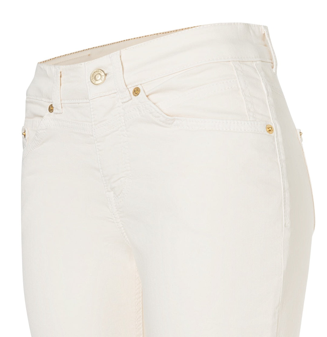 Mac Jeans - Rich Cropped Fringe - Ecru